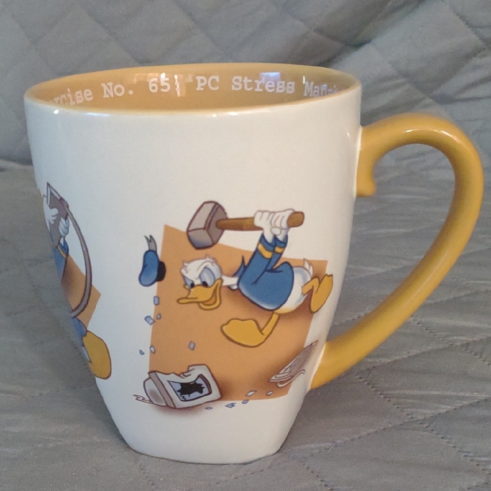 Disney Mug with Black Castle Design